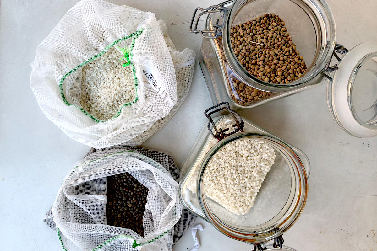 Salir a comprar sin plástico de usar y tirar