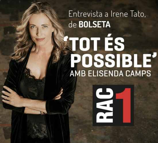 Entrevista a Irene Tato de BOLSETA en Tot és Possible, de RAC1