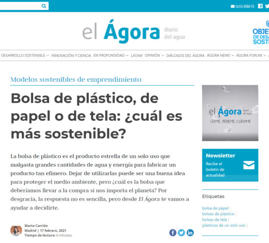 Aparición BOLSETA en El Ágora Diario digital