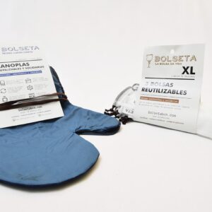 Pack bolsas reutilizables BOLSETA XL + Manopla