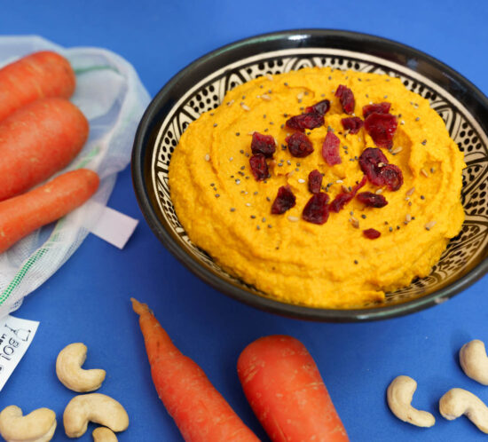 Paté de zanahorias asadas