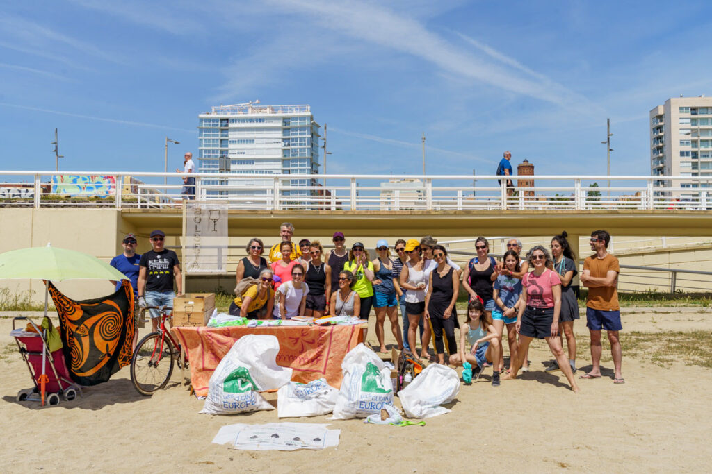 Celebración 5º aniversario BOLSETA limpieza de playa