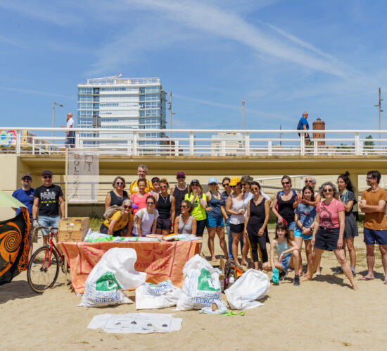 Celebración 5º aniversario BOLSETA limpieza de playa