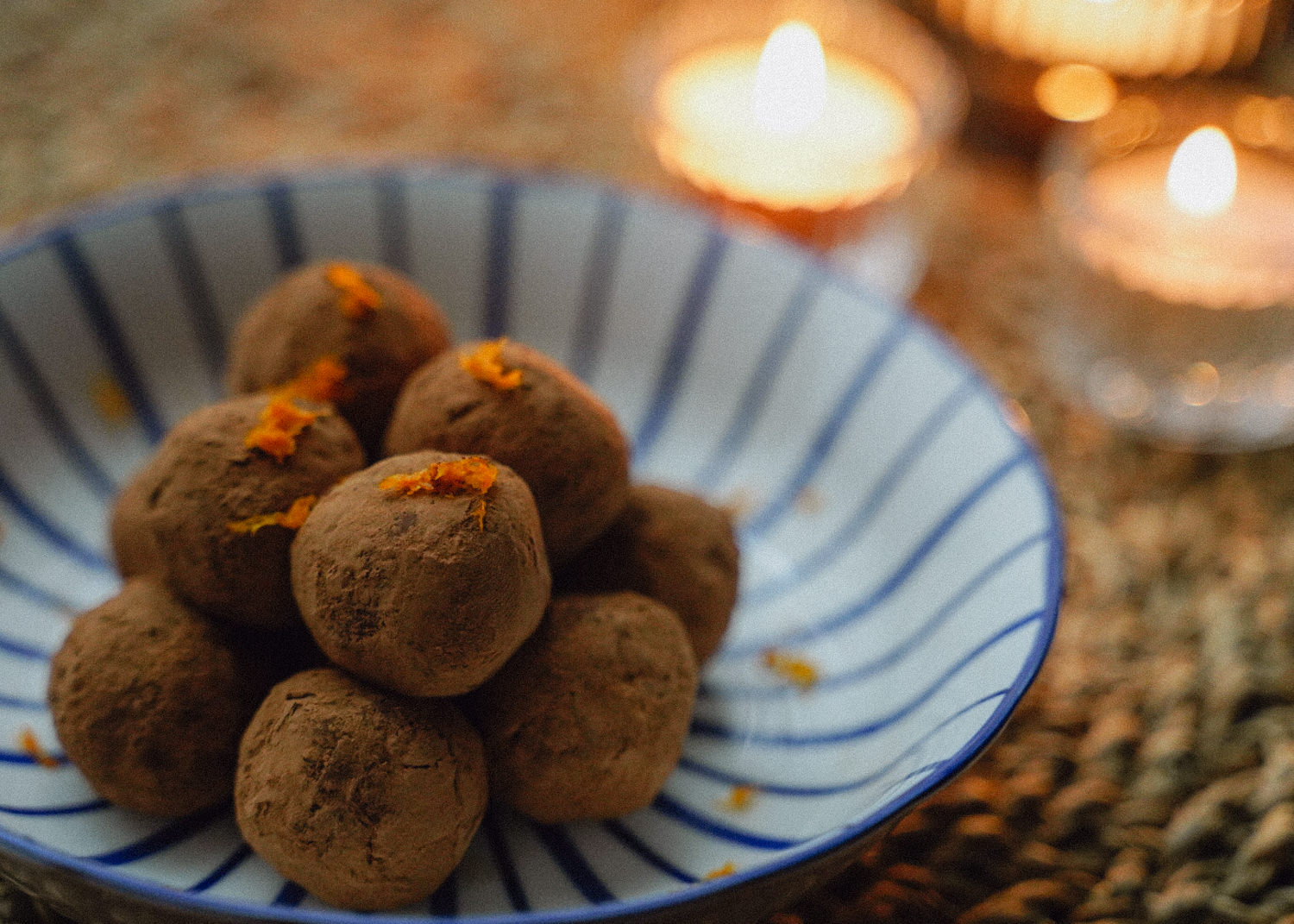 Trufas veganas con 4 ingredientes